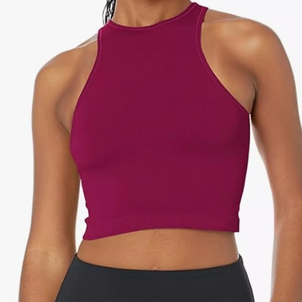 Calvin Klein Performance NWT maroon ribbed Racerback, XL